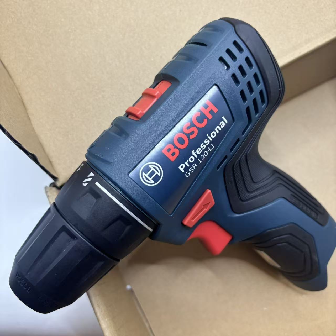 Power Drill Cordless - BOSCH GSR120-LI 12V Accu-boormachine 20 Koppelniveaus