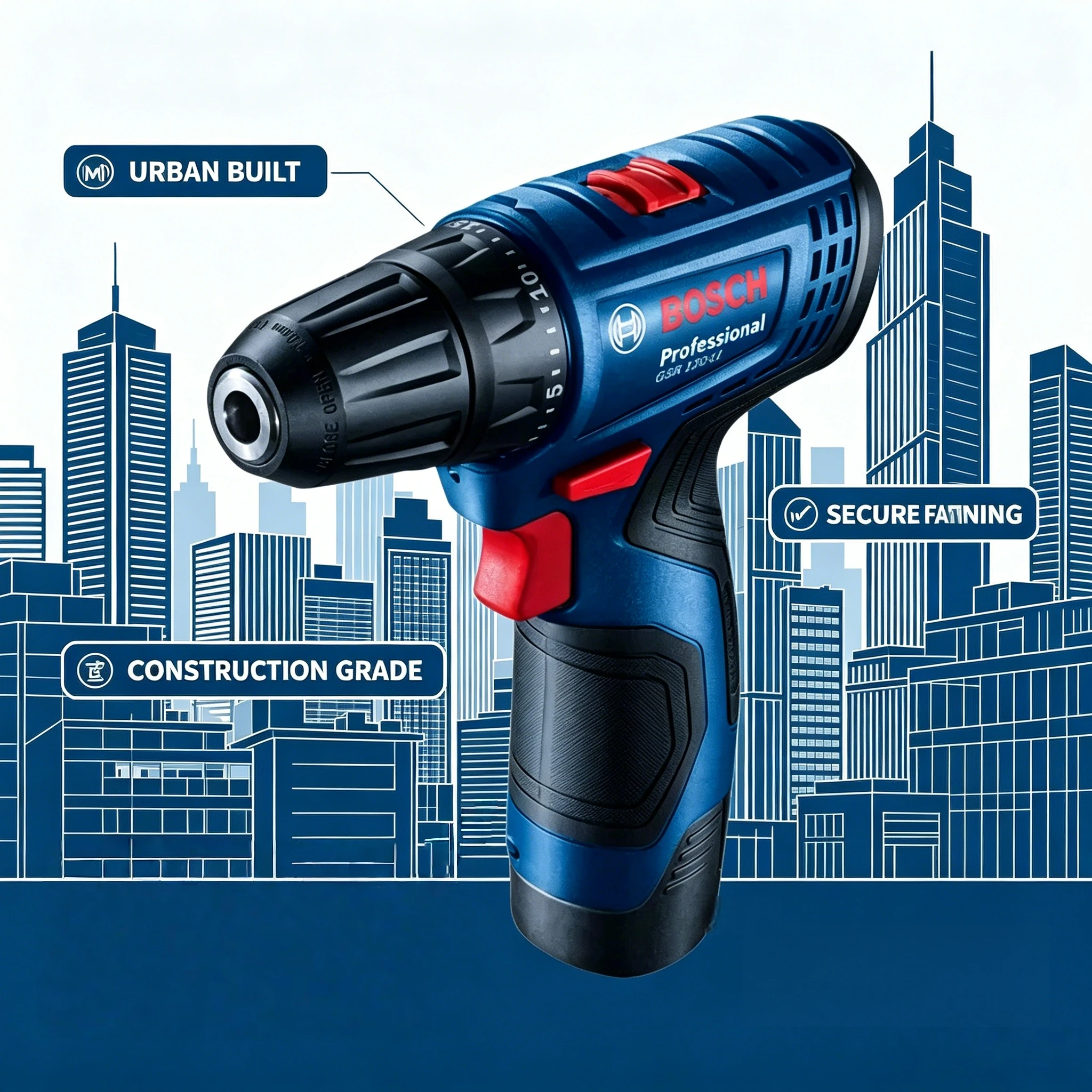 Power Drill Cordless - Bosch Professional GSR120-LI 12V Draadloze Elektrische