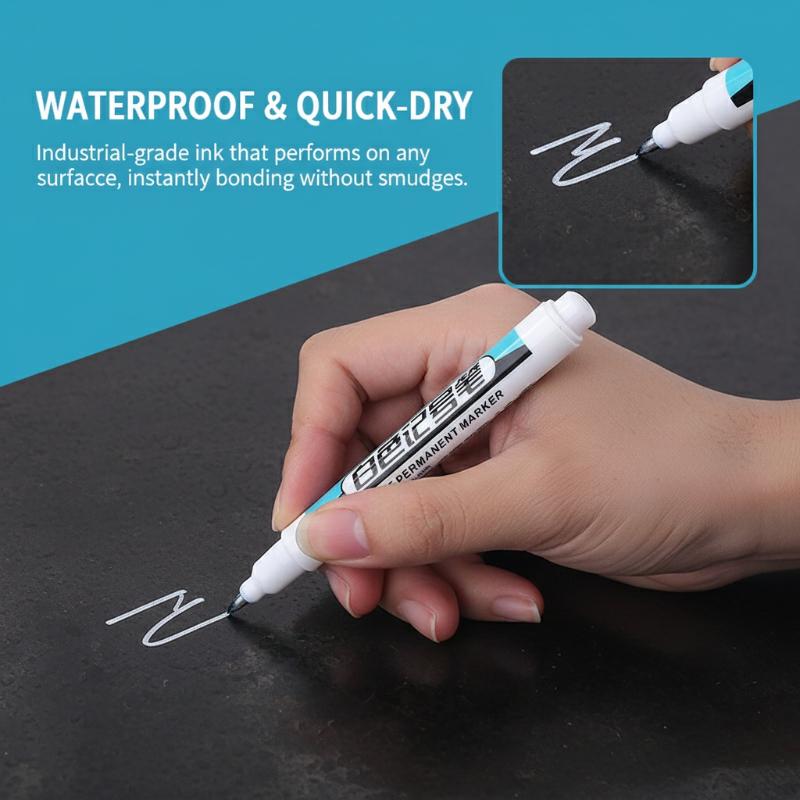 Home Improvement Mark - 1PC Witte Dash Lange Naald Marker
