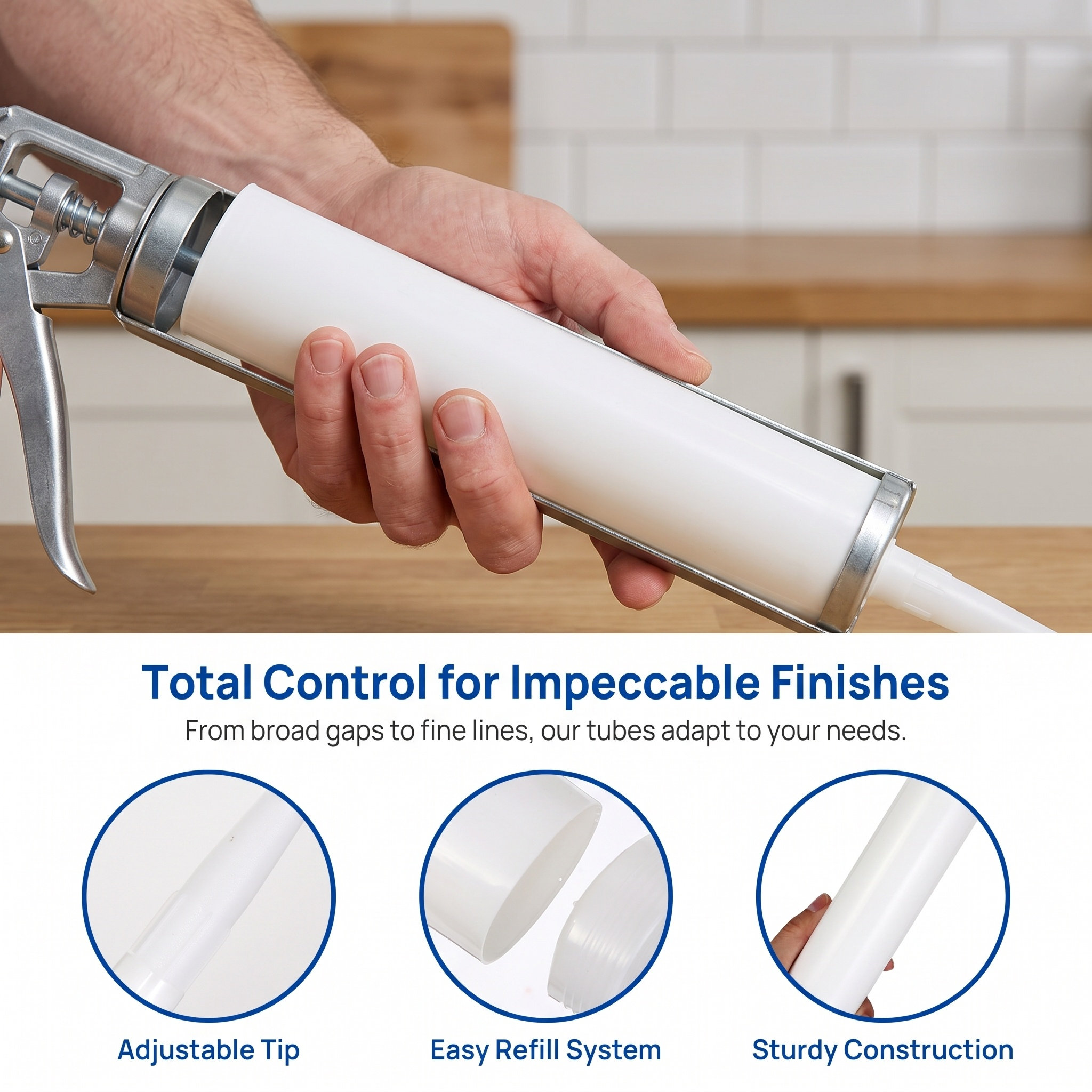 Home Improvement And Diy - 5 stuks lege navulbare plastic kitbuizen,
