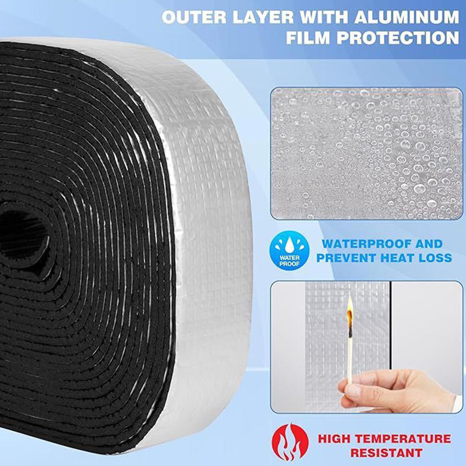 Pipe Insulation Foam - Schuimpijpafdekking Verwarming Koeling Reflecterende omslag Waterleidingisolatie