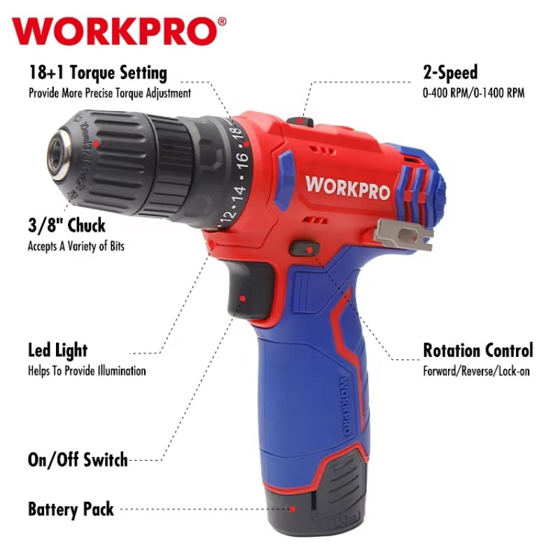 12V 10mm Accu-boormachine Draa - Power Drill Cordless recensie en prijs