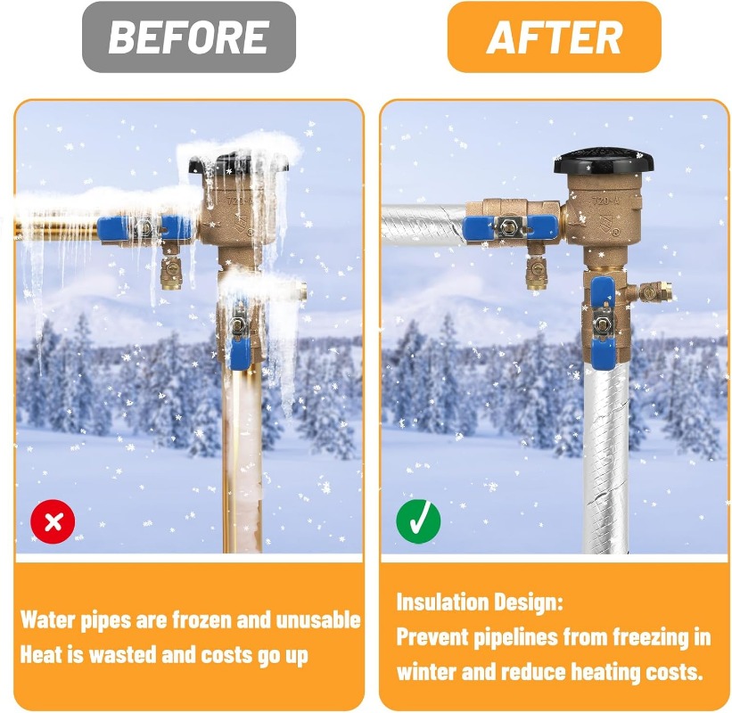Winter Pijp Wrap Isolatie 32.8 - Pipe Insulation Foam recensie en prijs