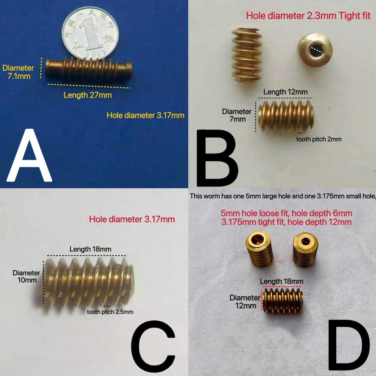 Koperen Wormwiel DIY Motor Spi - Home Improvement And Diy recensie en prijs
