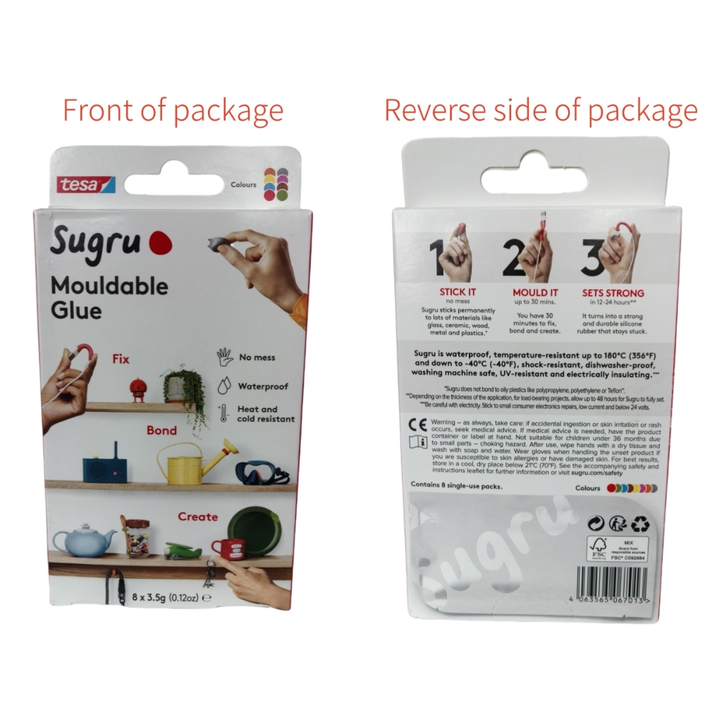 1 doos = 8 stuks Tesa Sugru vo - Home Improvement And Diy recensie en prijs
