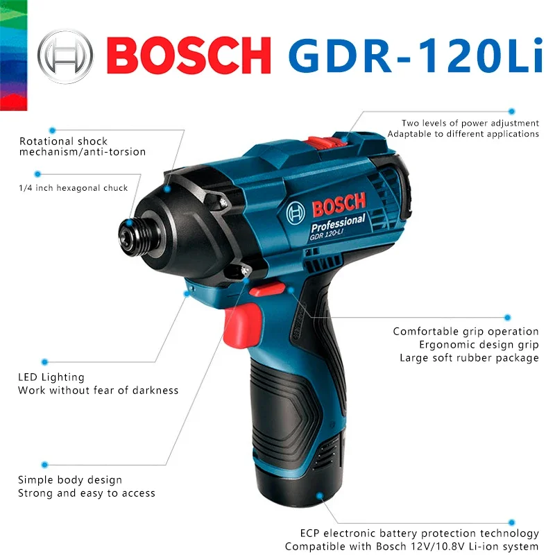 Bosch Originele GDR 120-LI Opl - Power Drill Cordless recensie en prijs