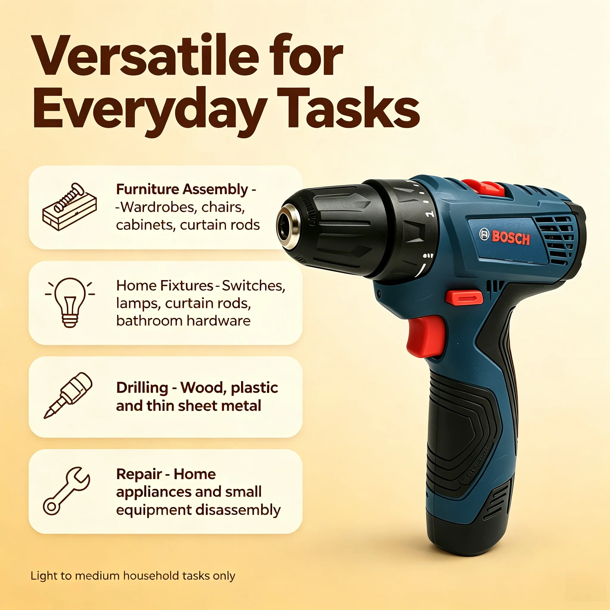 Bosch GSR120 Multifunctionele  - Power Drill Cordless recensie en prijs