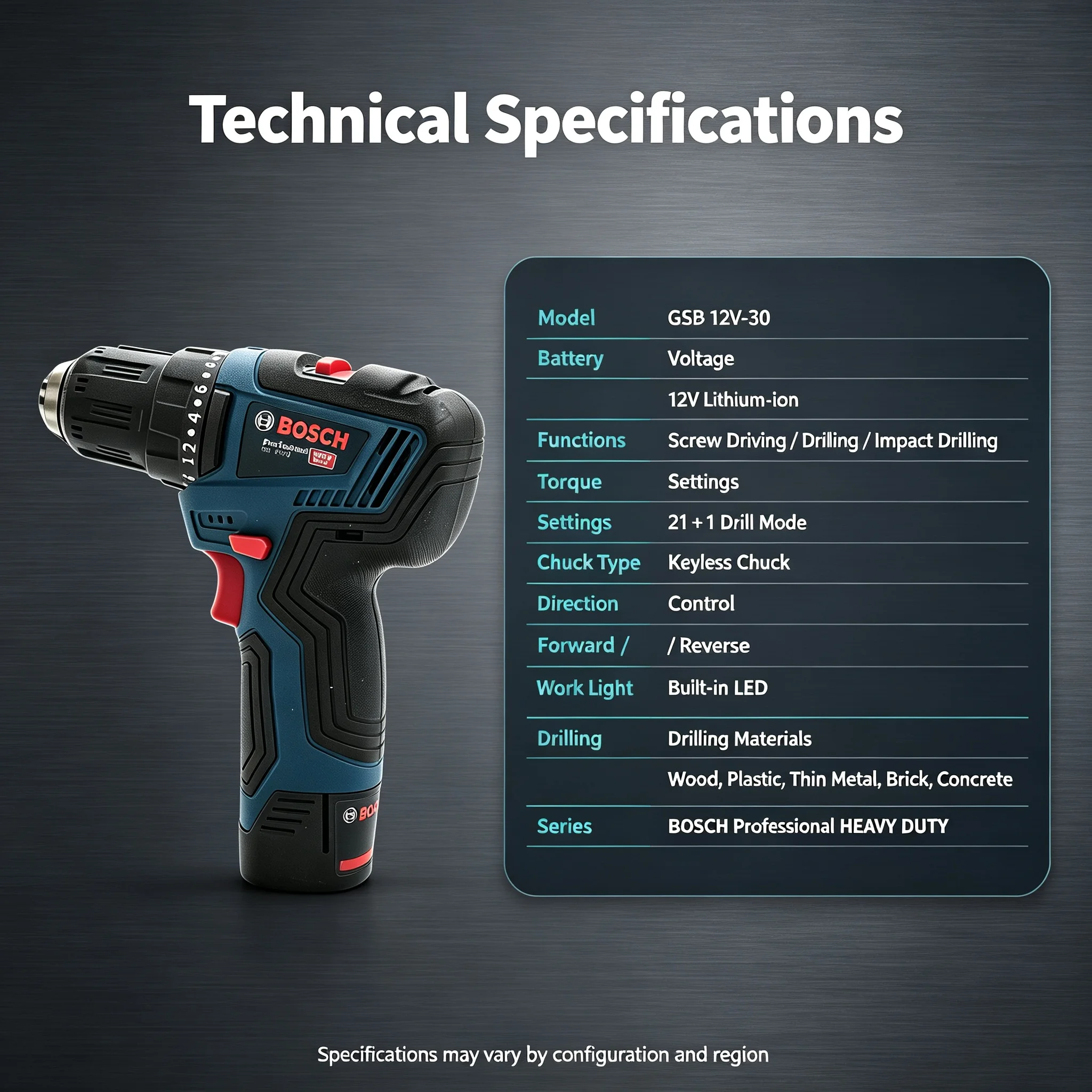 Bosch GSB12V-30 Multifunctione - Power Drill Cordless recensie en prijs